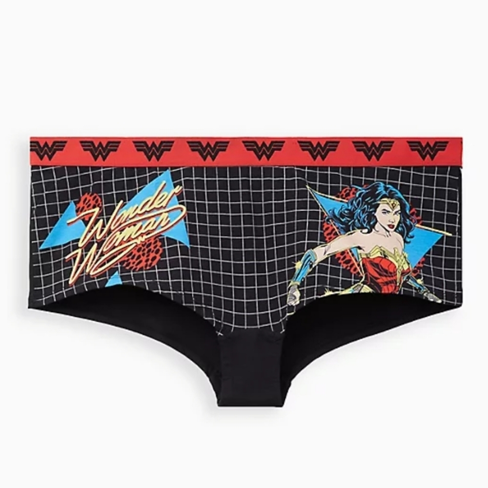 🆕️ 3X WONDER WOMAN BOYSHORT PANTY - COTTON